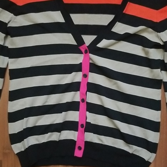 Katherine Barclay Striped Cardigan - Picture 3 of 7